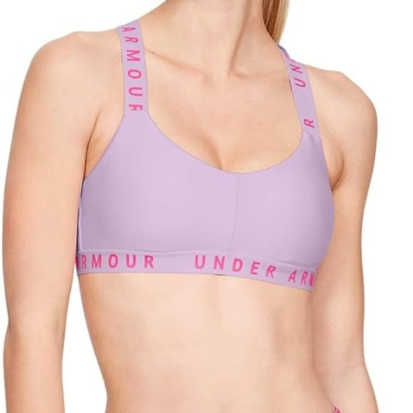 Under Armour Wordmark Strappy Sports Bralette Bra XS - Picture 6 of 7